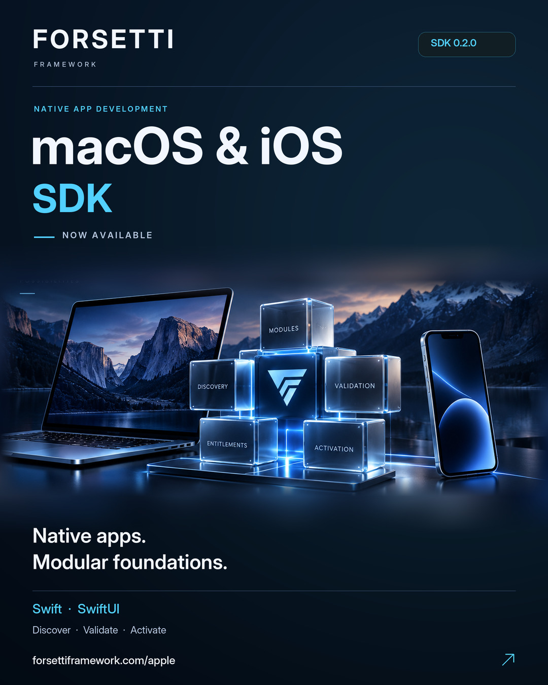 Forsetti SDK 0.2.0 for macOS and iOS
